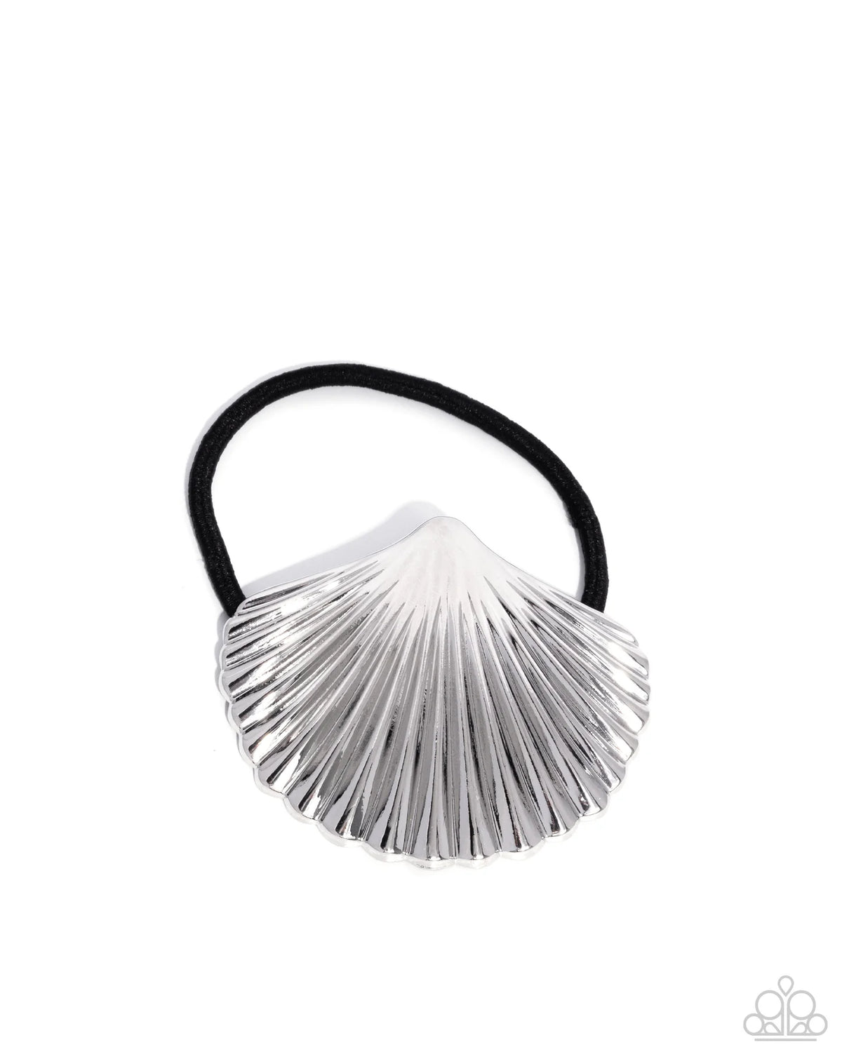 Paparazzi ♥ Short Seashell - Silver ♥ Hair Clip