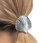Paparazzi ♥ Short Seashell - Silver ♥ Hair Clip