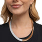Paparazzi ♥ Dynamic Duality - White ♥ Necklace