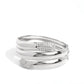 Paparazzi ♥ Smooth Similarity - White ♥ Bracelet