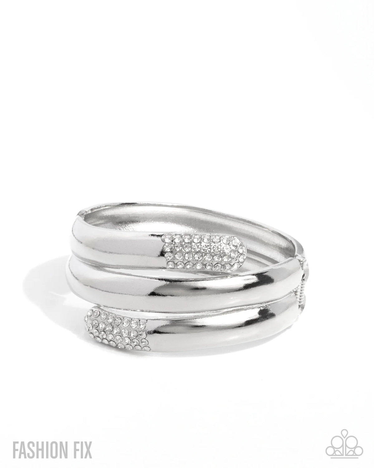 Paparazzi ♥ Smooth Similarity - White ♥ Bracelet