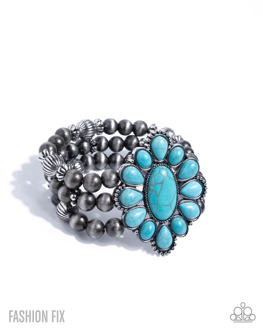 Traditional Tailoring - Blue Bracelet