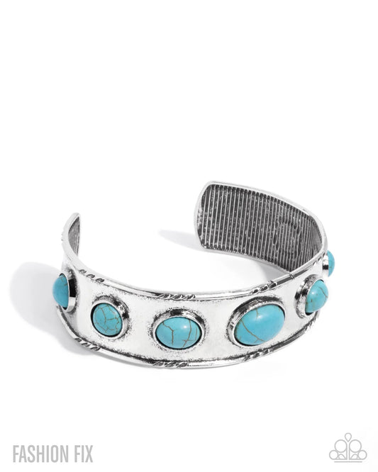Paparazzi ♥ Rustic Road - Blue ♥ Bracelet