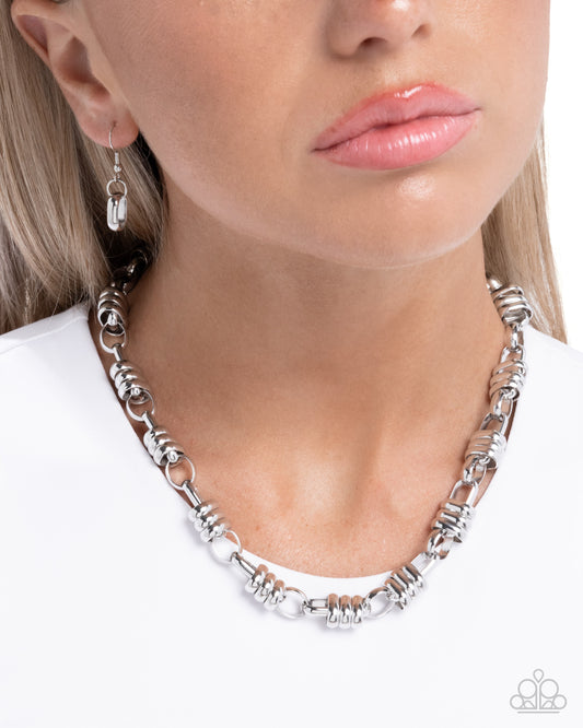 Interlocked Imitation - Silver