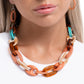 Paparazzi ♥ Perfected Color - Orange ♥ Necklace