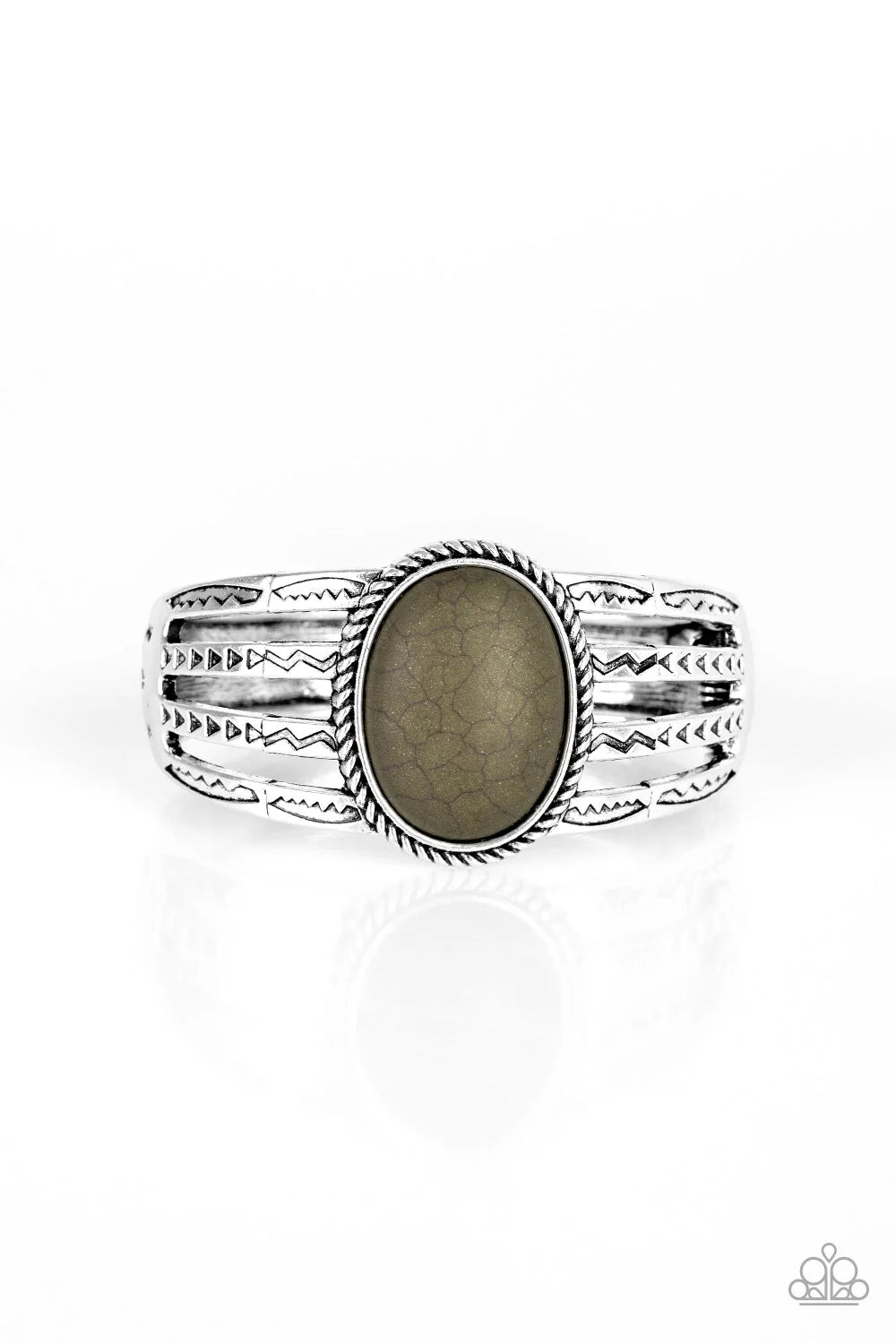 Paparazzi ♥ Desert Glyphs - Green ♥ Bracelet