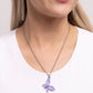 Paparazzi Aerial Aria - Purple necklace