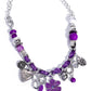 Charmed, I Am Sure - purple - Paparazzi necklace
