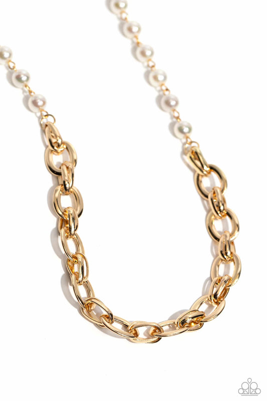 Dual Daydream - gold - Paparazzi necklace