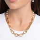 Dual Daydream - gold - Paparazzi necklace