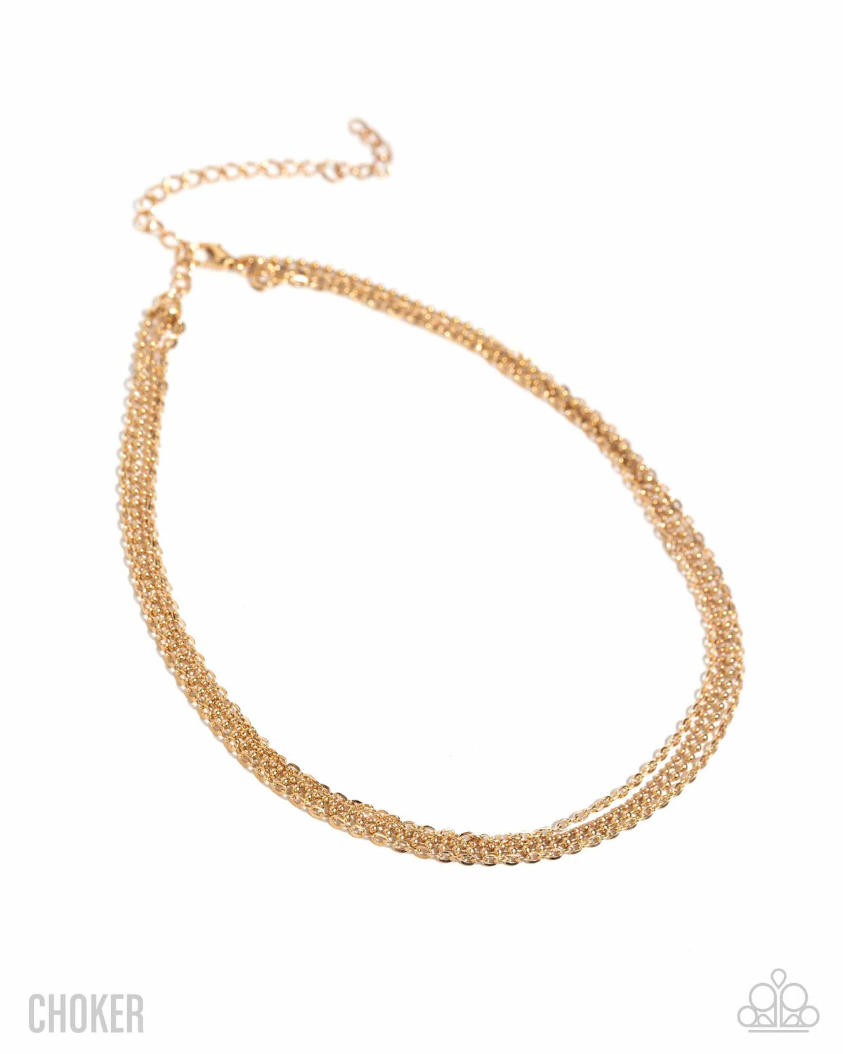 Industrial Independence - gold - Paparazzi necklace