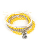 Offshore Outing - yellow - Paparazzi bracelet