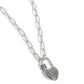 Padlock Potential - silver - Paparazzi necklace