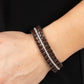 Pretty, Pretty PLEATS - brown - Paparazzi bracelet