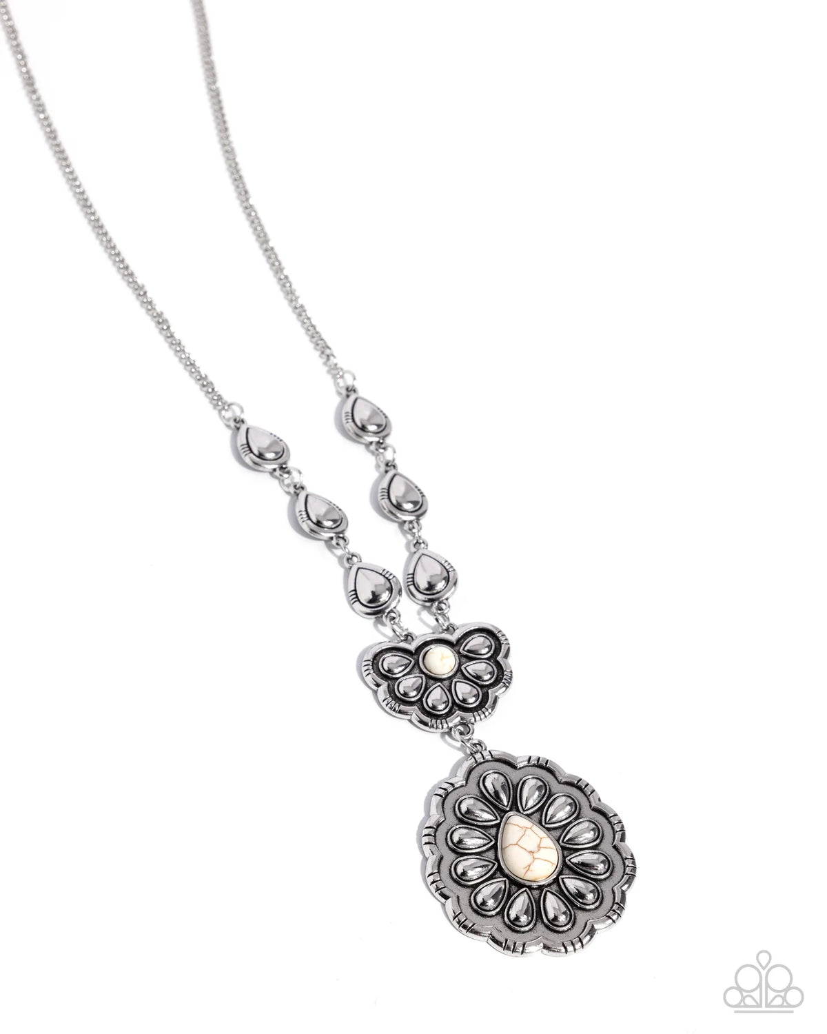 Paparazzi Refreshing Reality - white - necklace