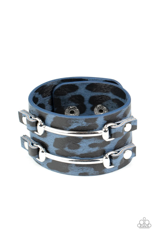 Paparazzi Bracelet ~ Safari Scene - Blue